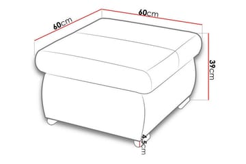 Jalkatuki Cerys 60 cm - Huonekalut - Tuoli & nojatuoli - Jakkara & jalkarahi - Rahi