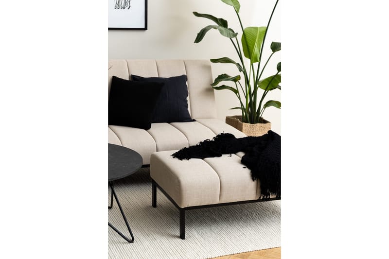 Jalkatuki Sapita 100 cm - Beige - Huonekalut - Tuoli & nojatuoli - Jakkara & jalkarahi - Rahi