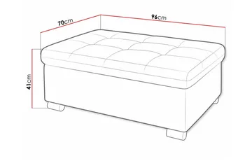 Jalkatuki Trefor 70 cm - Huonekalut - Tuoli & nojatuoli - Jakkara & jalkarahi - Rahi