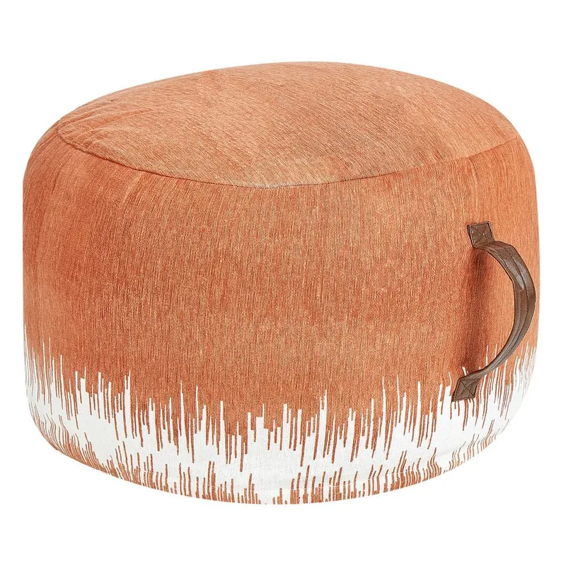 Rahi Kawai - Oranssi, Valkoinen - Huonekalut - Tuoli & nojatuoli - Jakkara & jalkarahi - Säkkirahi