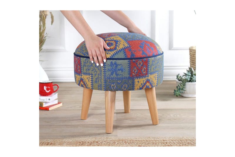 Rahi Keliorbury Sininen - Sininen - Huonekalut - Tuoli & nojatuoli - Jakkara & jalkarahi - Säkkirahi