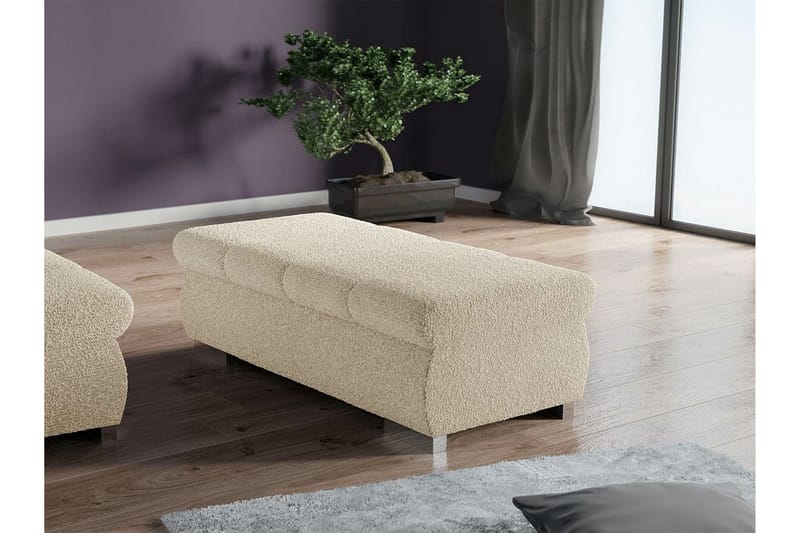 Kintore Fotpall 60 cm beige - Huonekalut - Tuoli & nojatuoli - Jakkara & jalkarahi - Rahi