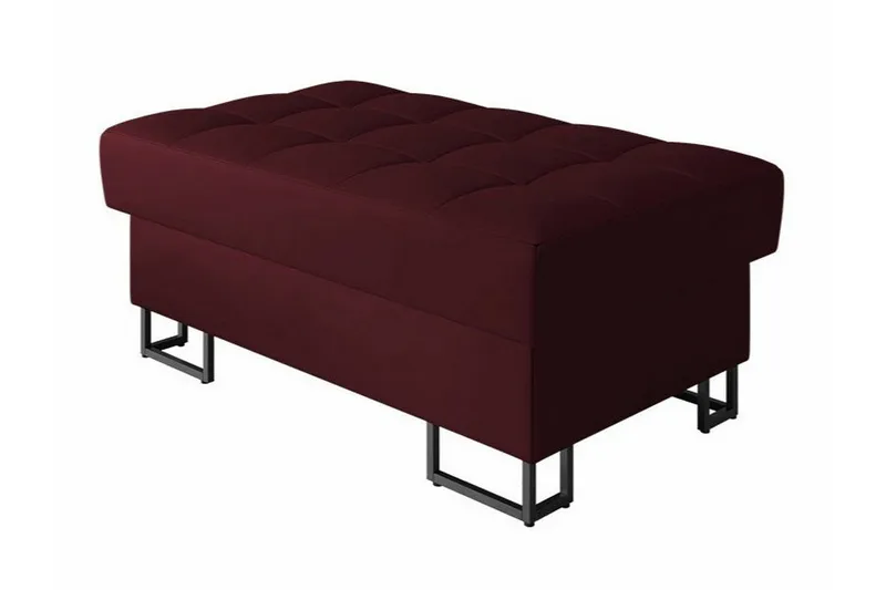Kintore Fotpall 67 cm NO_BRAND Wine red, undefined