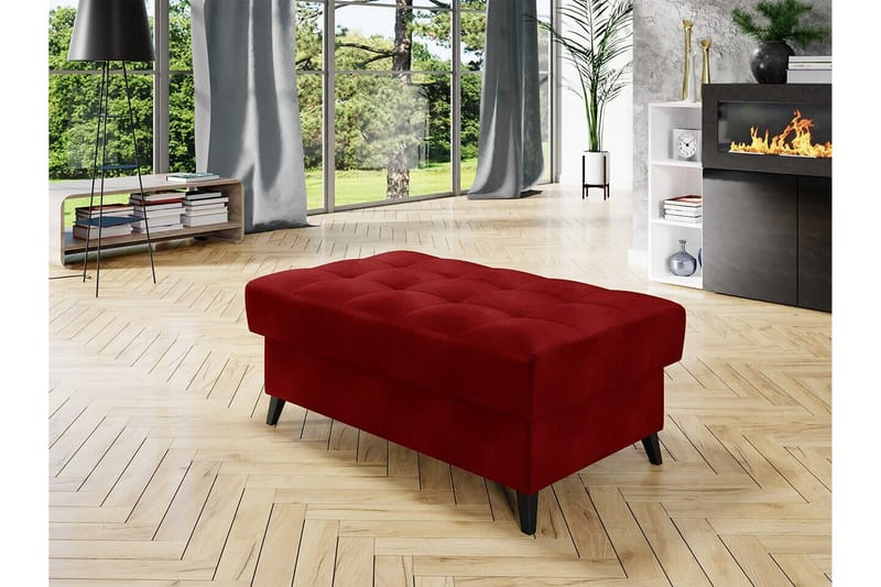 Kintore Fotpall 67 cm Red - Huonekalut - Tuoli & nojatuoli - Jakkara & jalkarahi - Rahi