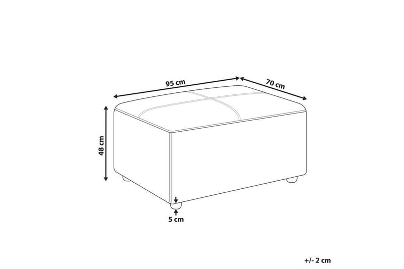 Rahi Kohlo Beige/musta - Beige/musta - Huonekalut - Tuoli & nojatuoli - Jakkara & jalkarahi - Rahi