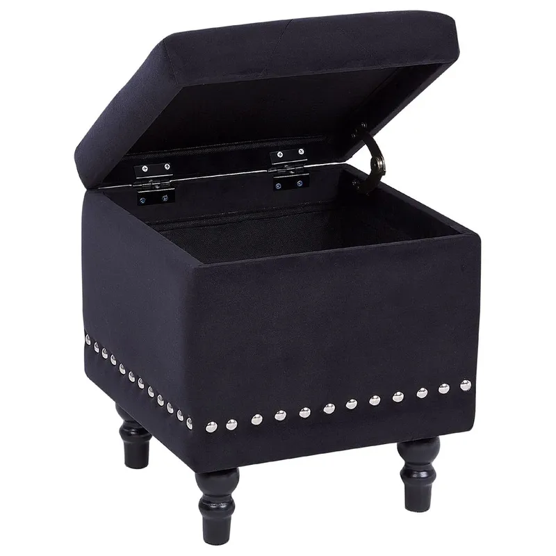 Rahi Loretto - Musta - Huonekalut - Tuoli & nojatuoli - Jakkara & jalkarahi - Säkkirahi