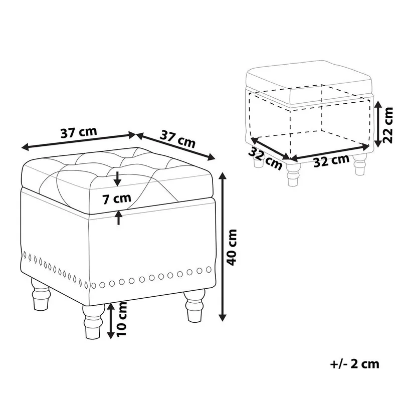 Rahi Loretto - Roosa, Musta - Huonekalut - Tuoli & nojatuoli - Jakkara & jalkarahi - Säkkirahi
