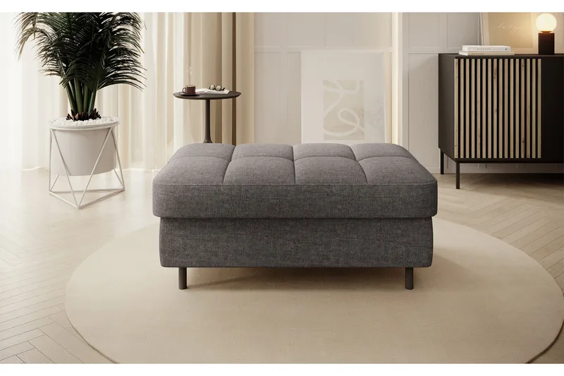 Manoti Rahi 104 cm - Tummanharmaa - Huonekalut - Tuoli & nojatuoli - Jakkara & jalkarahi - Rahi - Rahi säilytystilalla