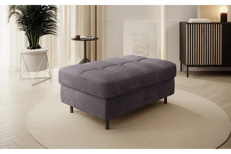 Manoti Rahi 104 cm - Tummanharmaa - Huonekalut - Tuoli & nojatuoli - Jakkara & jalkarahi - Rahi - Rahi säilytystilalla