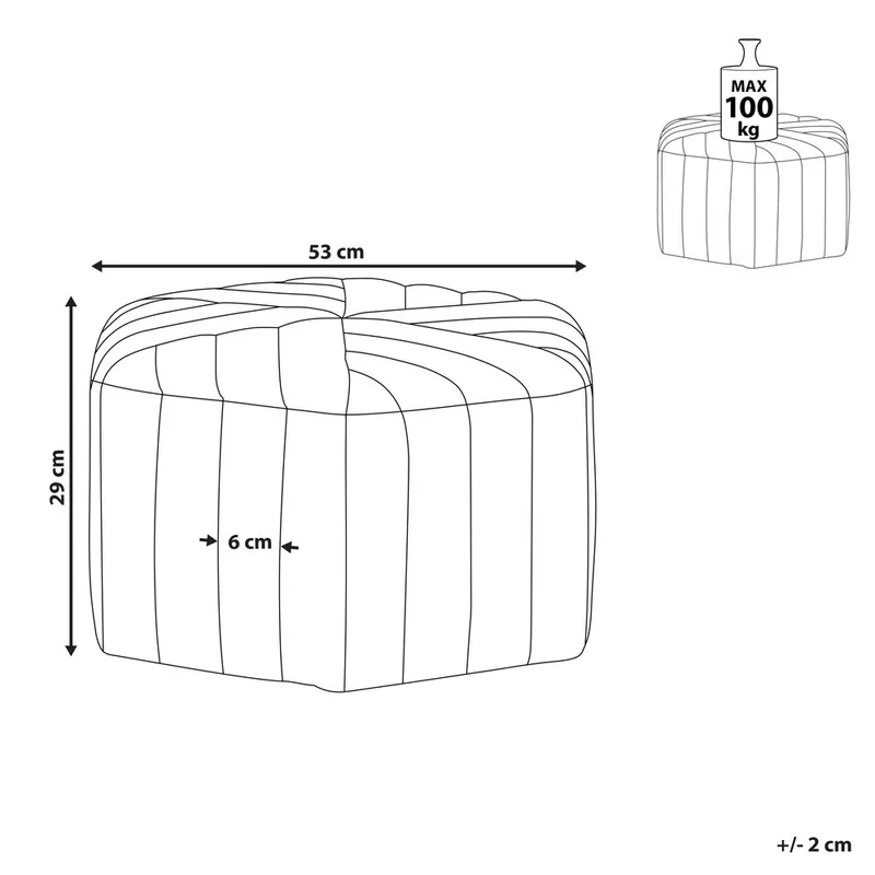 Rahi Murietta - Valkoinen - Huonekalut - Tuoli & nojatuoli - Jakkara & jalkarahi - Säkkirahi