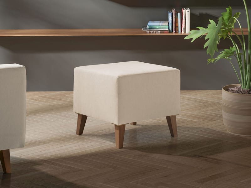 rahi OVIEDO Verita 03 - beige - Huonekalut - Tuoli & nojatuoli - Jakkara & jalkarahi - Rahi