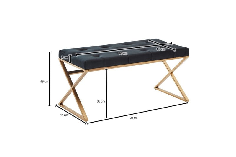 Penkki Wohnling verhoiltu Chesterfield-ilme sametilla yksittäinen kehys - yksittäinen kehys - Huonekalut - Tuoli & nojatuoli - Jakkara & jalkarahi - Rahi - Chesterfield-rahi