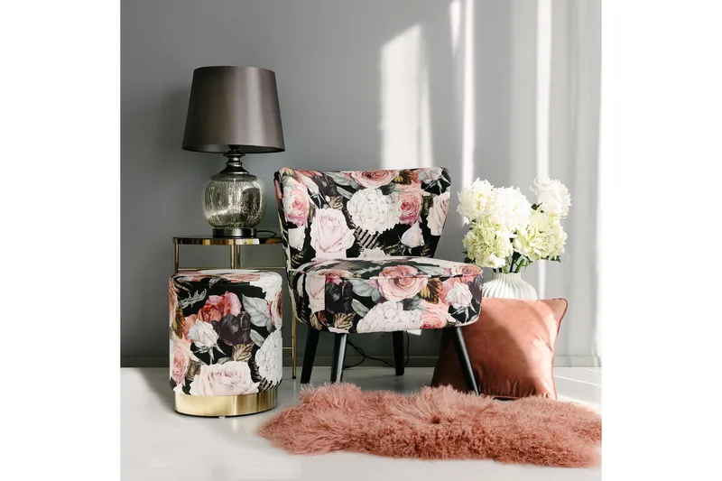 Rahi La Perla Kukallinen - Huonekalut - Tuoli & nojatuoli - Jakkara & jalkarahi - Rahi