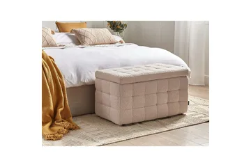 Rahi Michigan Beige - Beige - Huonekalut - Tuoli & nojatuoli - Jakkara & jalkarahi - Rahi - Chesterfield-rahi