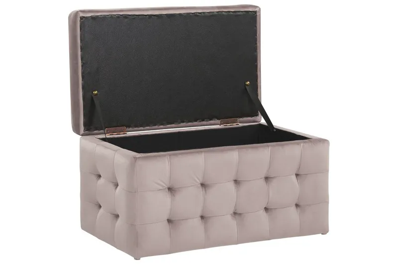 Rahi Michigan Vaaleanpunainen - Vaaleanpunainen - Huonekalut - Tuoli & nojatuoli - Jakkara & jalkarahi - Rahi - Chesterfield-rahi