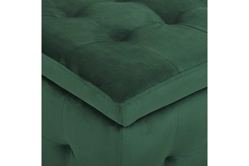 Rahi Michigan Vihreä - Vihreä - Huonekalut - Tuoli & nojatuoli - Jakkara & jalkarahi - Rahi - Chesterfield-rahi