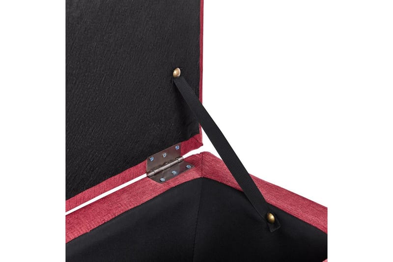 Rahi Michigan Punainen - Punainen - Huonekalut - Tuoli & nojatuoli - Jakkara & jalkarahi - Rahi - Chesterfield-rahi