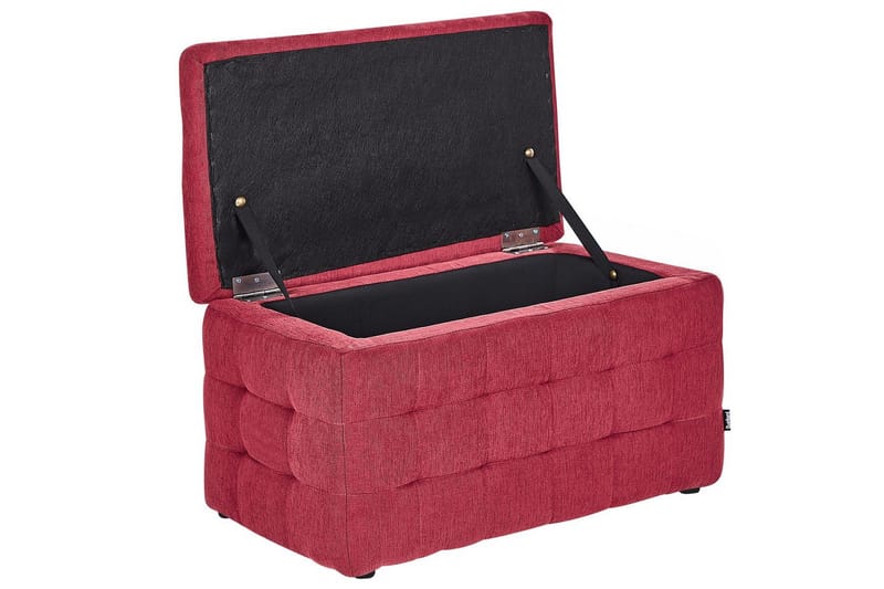 Rahi Michigan Punainen - Punainen - Huonekalut - Tuoli & nojatuoli - Jakkara & jalkarahi - Rahi - Chesterfield-rahi