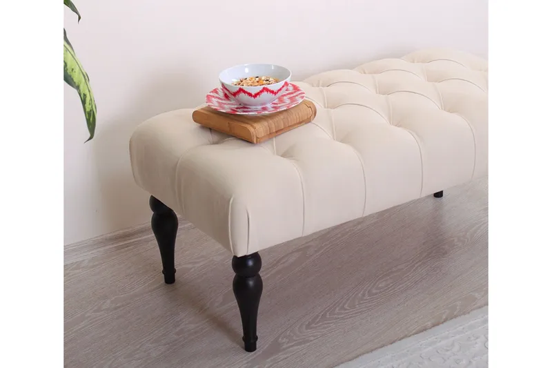 Rahi Tucumcari 92 cm - Kermanvalkoinen - Huonekalut - Tuoli & nojatuoli - Jakkara & jalkarahi - Rahi