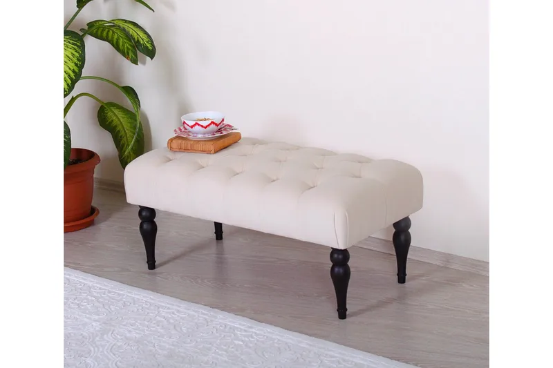 Rahi Tucumcari 92 cm - Kermanvalkoinen - Huonekalut - Tuoli & nojatuoli - Jakkara & jalkarahi - Rahi