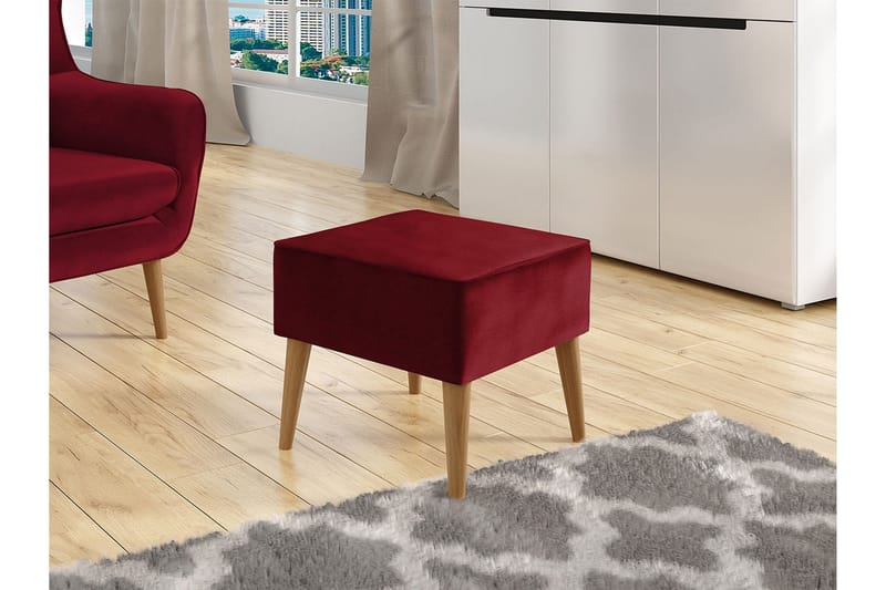 Rahi - Punainen - Huonekalut - Tuoli & nojatuoli - Jakkara & jalkarahi - Rahi