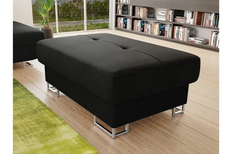 Reginia Fotpall 67 cm Black - Huonekalut - Tuoli & nojatuoli - Jakkara & jalkarahi - Rahi