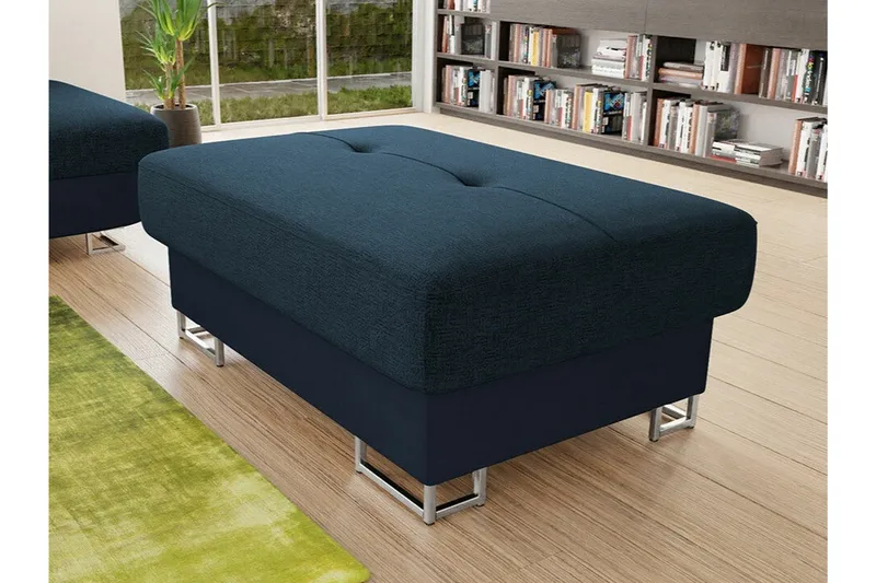 Reginia Fotpall 67 cm Dark blue - Huonekalut - Tuoli & nojatuoli - Jakkara & jalkarahi - Rahi