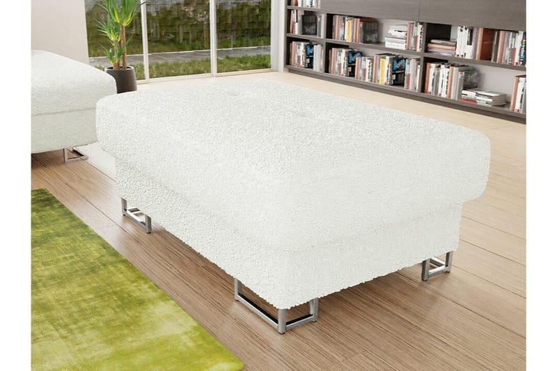 Reginia Fotpall 67 cm NO_BRAND White - Huonekalut - Tuoli & nojatuoli - Jakkara & jalkarahi - Rahi
