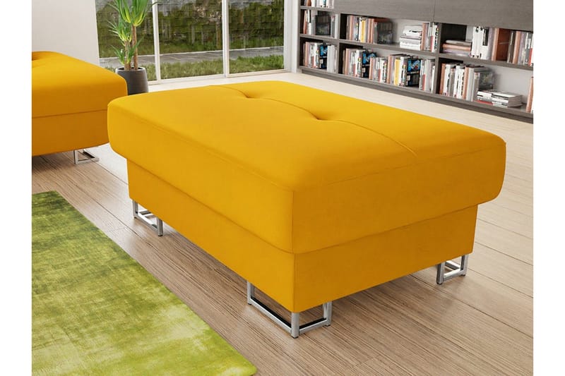 Reginia Fotpall 67 cm Yellow - Huonekalut - Tuoli & nojatuoli - Jakkara & jalkarahi - Rahi