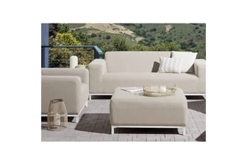 Rahi Rovigo Beige/valkoinen - Beige/valkoinen - Huonekalut - Tuoli & nojatuoli - Jakkara & jalkarahi - Rahi