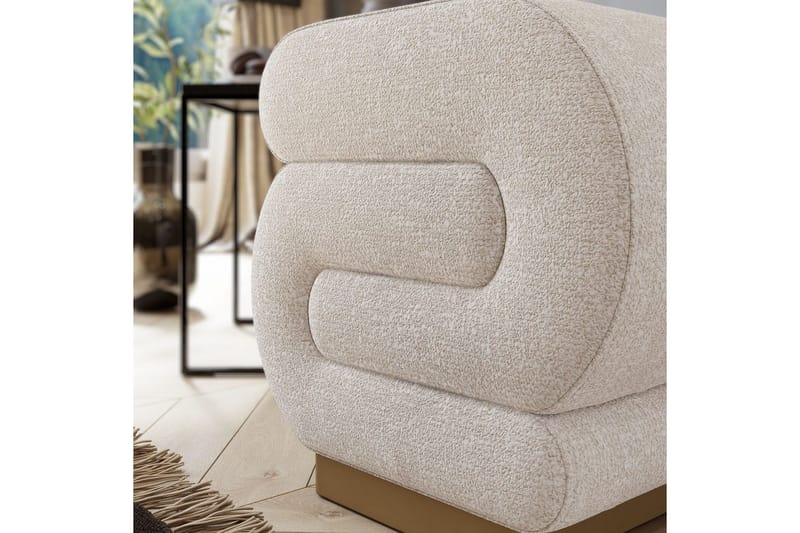 Rahi Sanina Kerman - Kermanvalkoinen - Huonekalut - Tuoli & nojatuoli - Jakkara & jalkarahi - Säkkirahi