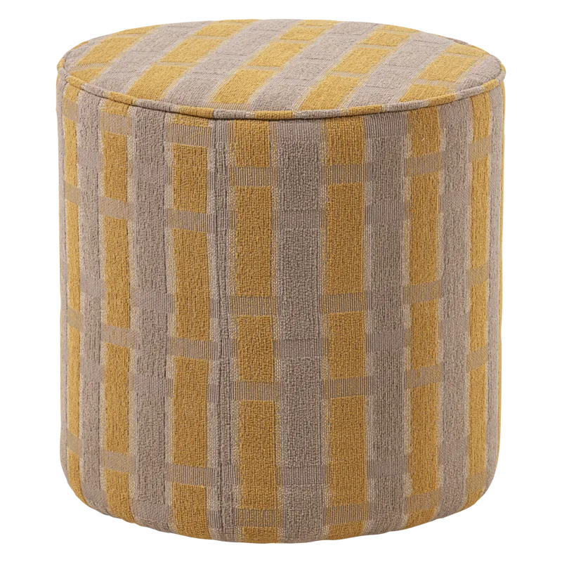 Rahi Sarli 46 cm pyöreä, Taupe/Keltainen