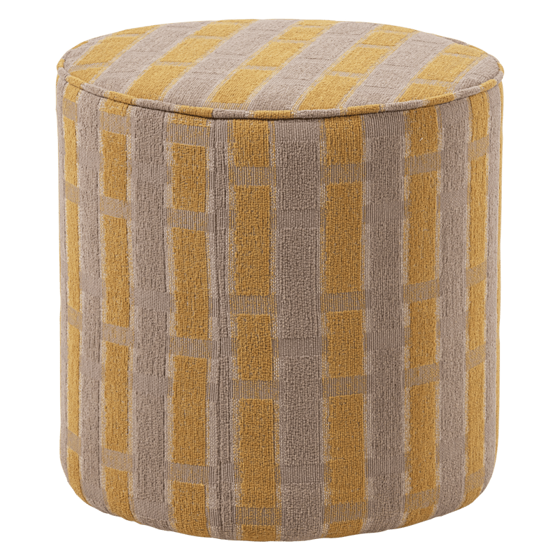 Rahi Sarli 46 cm pyöreä, Taupe/Keltainen