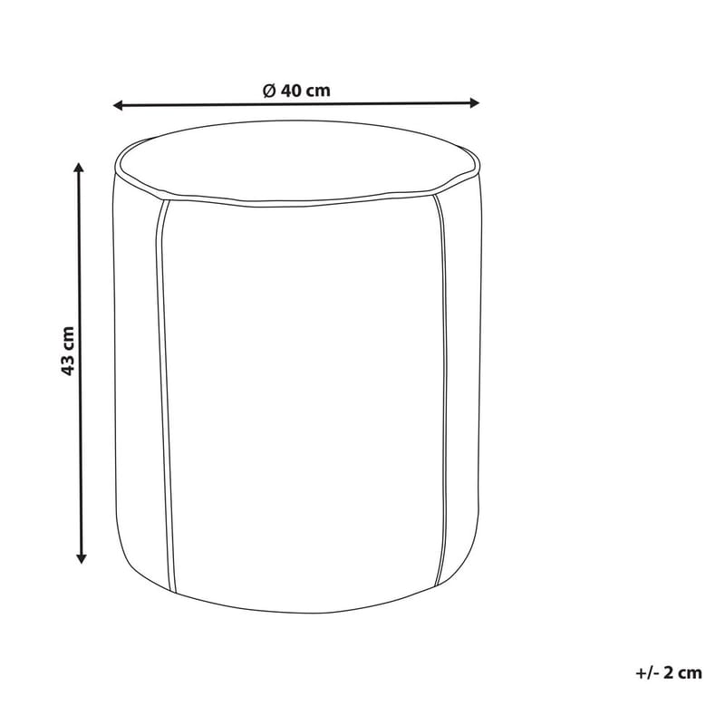 Rahi Sedona - Beige - Huonekalut - Tuoli & nojatuoli - Jakkara & jalkarahi - Säkkirahi