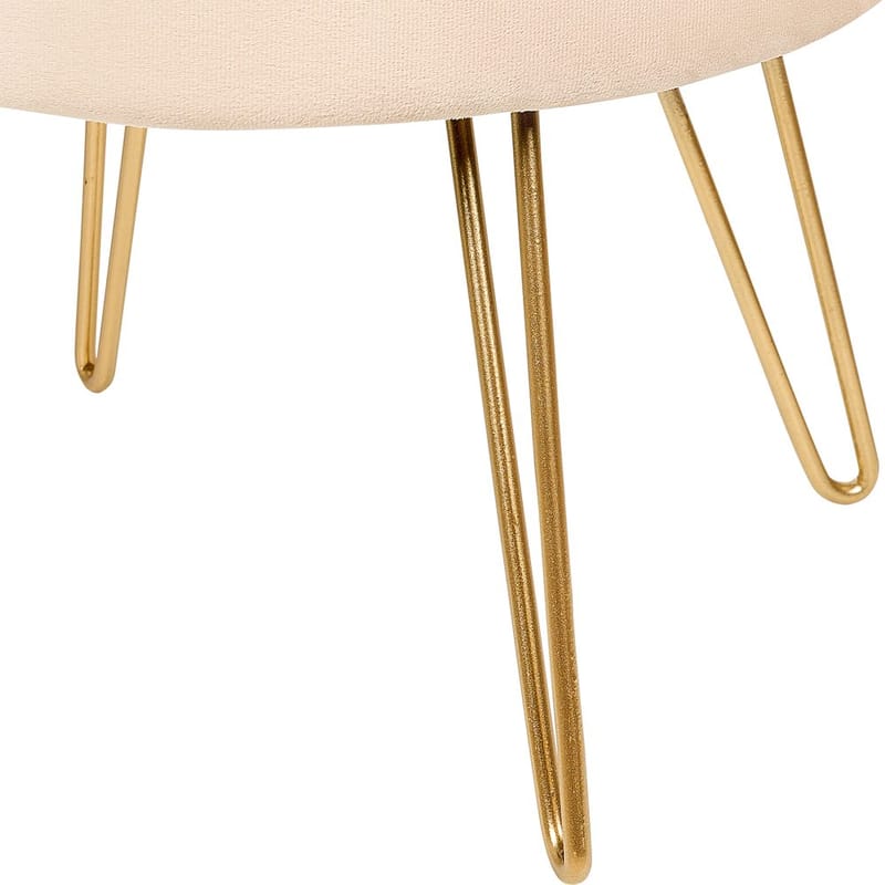 Rahi Silas - Beige, Kulta - Huonekalut - Tuoli & nojatuoli - Jakkara & jalkarahi - Säkkirahi