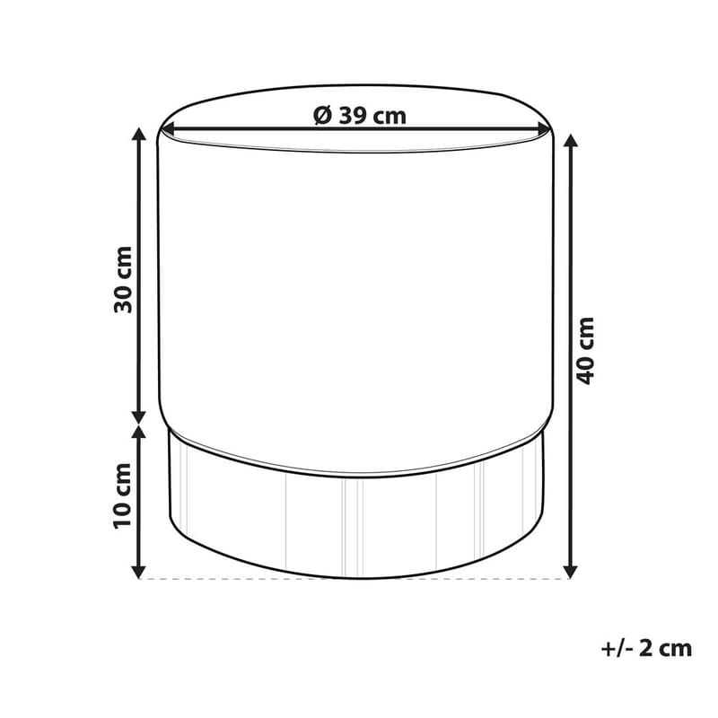 Rahi Sophia - Keltainen, kulta - Huonekalut - Tuoli & nojatuoli - Jakkara & jalkarahi - Säkkirahi