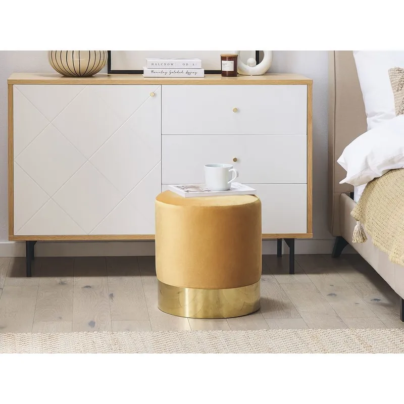 Rahi Sophia - Keltainen, kulta - Huonekalut - Tuoli & nojatuoli - Jakkara & jalkarahi - Säkkirahi