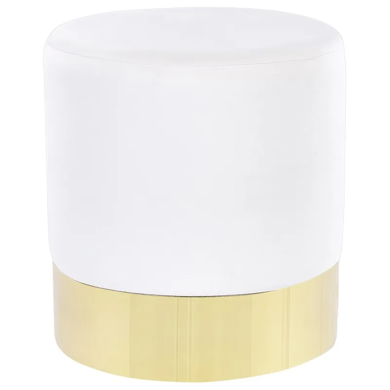 Rahi Sophia - Valkoinen, Kulta - Huonekalut - Tuoli & nojatuoli - Jakkara & jalkarahi - Säkkirahi