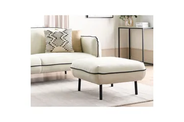 Rahi Tonsberg Beige/musta - Beige/musta - Huonekalut - Tuoli & nojatuoli - Jakkara & jalkarahi - Rahi