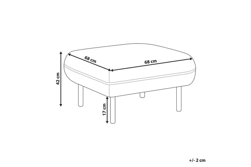Rahi Tonsberg Beige/musta - Beige/musta - Huonekalut - Tuoli & nojatuoli - Jakkara & jalkarahi - Rahi