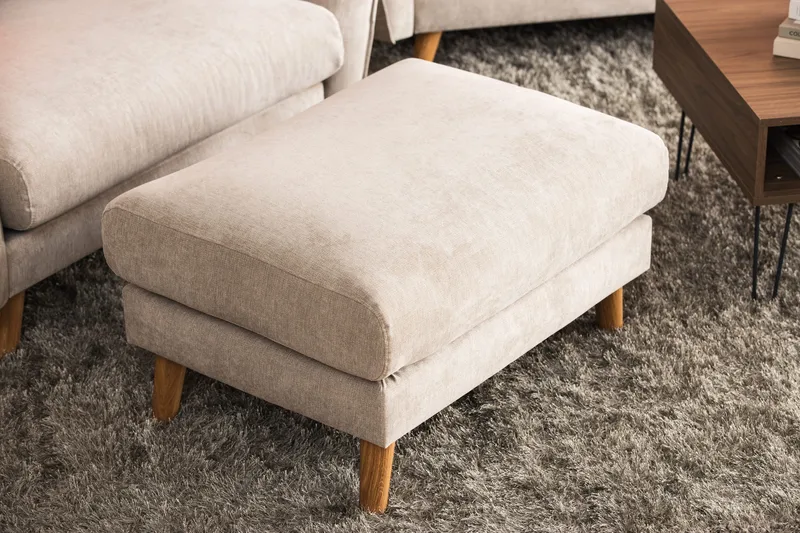 Trend Lyx Rahi - Beige - Huonekalut - Tuoli & nojatuoli - Jakkara & jalkarahi - Rahi