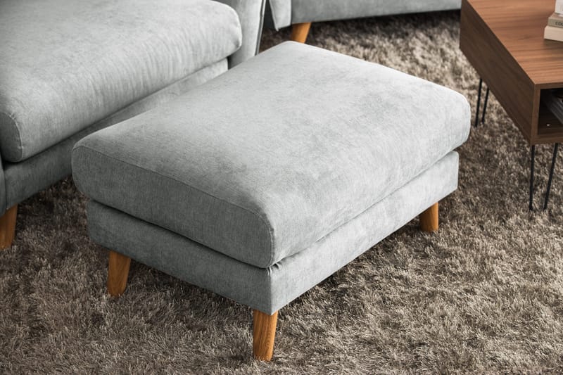 Trend Lyx Rahi - Harmaa/Tammi - Huonekalut - Tuoli & nojatuoli - Jakkara & jalkarahi - Rahi