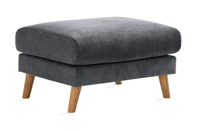 Trend Lyx Rahi - Tummanharmaa/Tammi - Huonekalut - Tuoli & nojatuoli - Jakkara & jalkarahi - Rahi