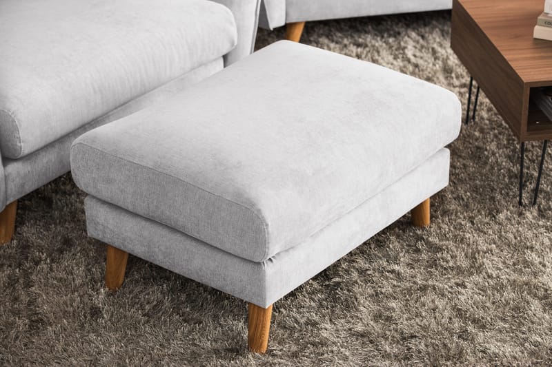 Trend Lyx Rahi - Vaaleanharmaa - Huonekalut - Tuoli & nojatuoli - Jakkara & jalkarahi - Rahi