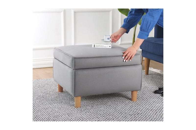 Rahi Veyacen Harmaa - Harmaa - Huonekalut - Tuoli & nojatuoli - Jakkara & jalkarahi - Rahi