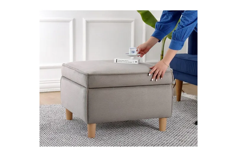 Rahi Veyacen Ruskea - Ruskea - Huonekalut - Tuoli & nojatuoli - Jakkara & jalkarahi - Rahi