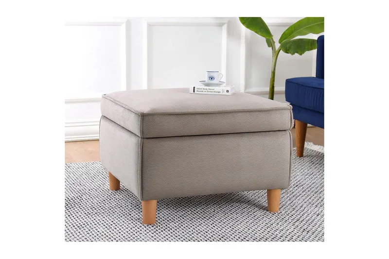 Rahi Veyacen Ruskea - Ruskea - Huonekalut - Tuoli & nojatuoli - Jakkara & jalkarahi - Rahi