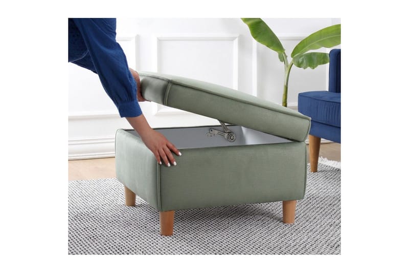 Rahi Veyacen Vihreä - Vihreä - Huonekalut - Tuoli & nojatuoli - Jakkara & jalkarahi - Rahi