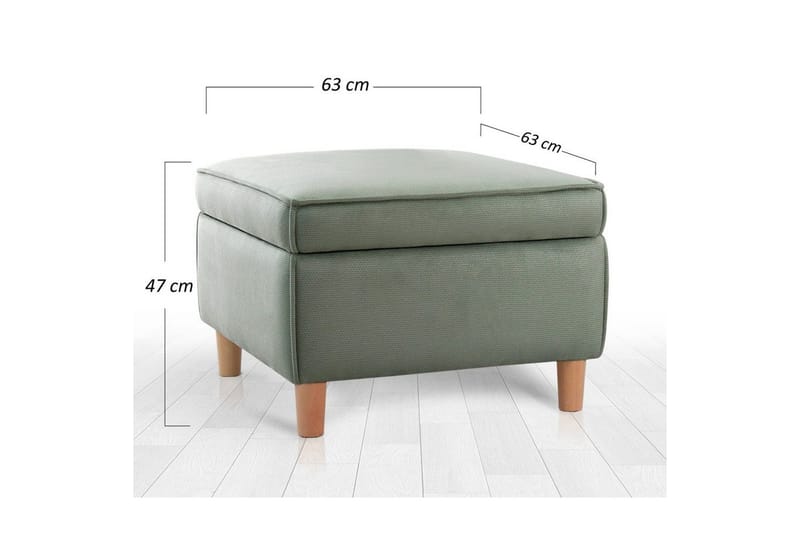 Rahi Veyacen Vihreä - Vihreä - Huonekalut - Tuoli & nojatuoli - Jakkara & jalkarahi - Rahi