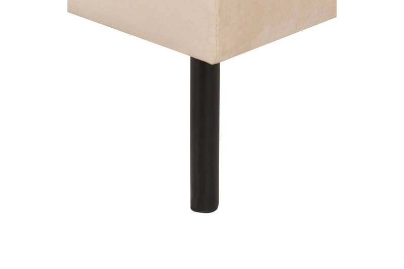 Rahi Vinterbro Beige/musta, Sametti - Beige/musta, Sametti - Huonekalut - Tuoli & nojatuoli - Jakkara & jalkarahi - Rahi